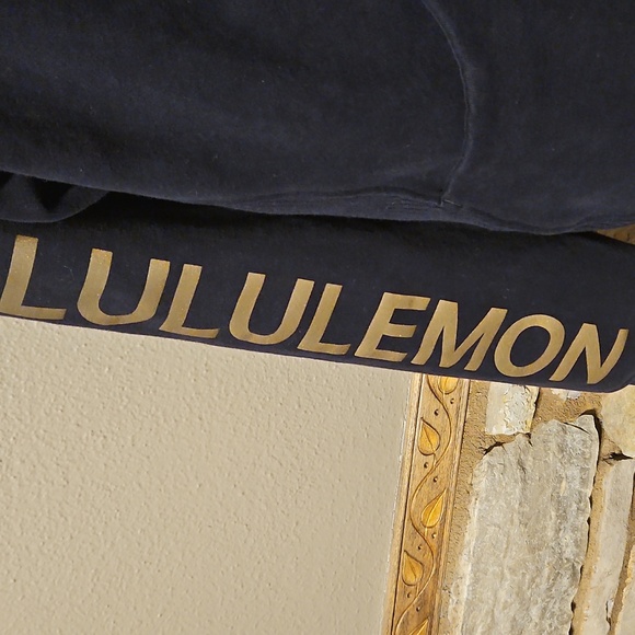 Lululemon Logo Sleeve Scuba Zip Up Hoodie Size 12 - Picture 3 of 6